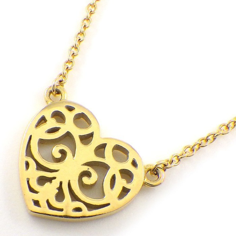 Tiffany Enchanted Heart Necklace Gold